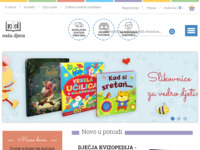 Frontpage screenshot for site: Naša Djeca - nakladnička djelatnost (http://www.nasa-djeca.hr/)