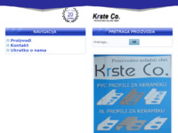 Frontpage screenshot for site: Krste Co (http://www.krste.hr)
