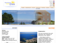 Frontpage screenshot for site: Apartmani Ena, otok Ugljan (http://www.apartmani-ena.com/)