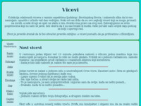 Frontpage screenshot for site: Vicevi (http://vicevi.a-jokes.com/)