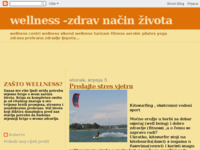 Frontpage screenshot for site: Wellness način života (http://wellness-nacin-zivota.blogspot.com/)