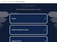 Frontpage screenshot for site: Primorske poneštrice (http://www.primorske-ponestrice.com)