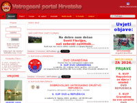 Frontpage screenshot for site: (http://www.vatrogasni-portal.com)