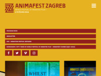 Frontpage screenshot for site: Svjetski festival animiranih filmova (http://www.animafest.hr/)