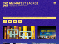 Frontpage screenshot for site: Svjetski festival animiranih filmova (http://www.animafest.hr/)