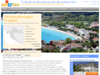 Frontpage screenshot for site: (http://www.kroatien-net.de)