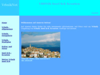 Frontpage screenshot for site: VrbnikNet - Vrbnik otok Krk Hrvatska (http://www.vrbnik-krk.at)