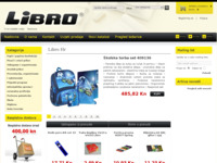 Frontpage screenshot for site: Libro Đakovo (http://www.libro.hr/)