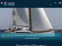 Frontpage screenshot for site: (http://www.croatiacharter.com)