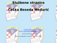 Slika naslovnice sjedišta: Stranice Češke besede Međurić (http://meduric.ceska-beseda.hr/)