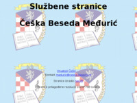 Frontpage screenshot for site: (http://meduric.ceska-beseda.hr/)