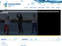 Frontpage screenshot for site: Veslački klub Trešnjevka (http://www.vkt.hr/)