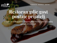 Slika naslovnice sjedišta: Restaurant Gallo (http://www.gallo.hr/)