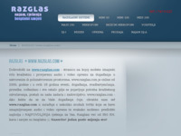 Frontpage screenshot for site: (http://www.razglas.com/)