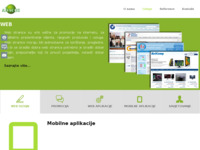 Frontpage screenshot for site: Internet poslovna rješenja (http://www.abacus.hr)