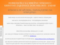 Frontpage screenshot for site: Evanđeoska pentekostna crkva - Kršćanski centar Bethesda, Zadar (http://www.kcb.hr/)