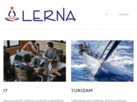 Frontpage screenshot for site: Lerna (http://www.lerna.hr/)