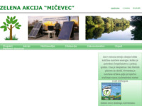 Frontpage screenshot for site: Zelena akcija Mičevec (http://www.zam.hr)