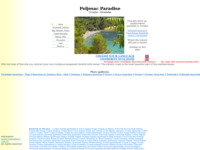 Frontpage screenshot for site: Pelješac Paradise (http://www.croatia1.com/)