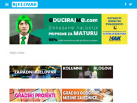 Frontpage screenshot for site: (http://grad-bjelovar.com)