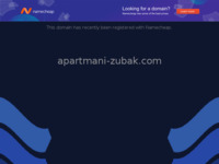 Frontpage screenshot for site: Apartmani Zubak (http://www.apartmani-zubak.com/)