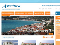 Frontpage screenshot for site: Aventura - Putnička agencija, Baška (http://www.aventura-baska.com/)