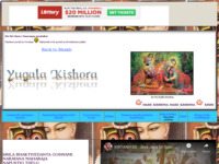 Frontpage screenshot for site: Yugala Kishora (http://members.tripod.com/yashoda/)