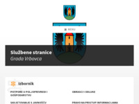 Frontpage screenshot for site: (http://www.vrbovec.hr/)