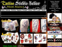 Frontpage screenshot for site: Tattoo studio, Zadar (http://www.tattoozadar.com/)