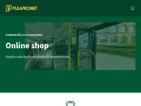 Slika naslovnice sjedišta: Pulapromet d.o.o. za prijevoz putnika Pula (http://www.pulapromet.hr/)