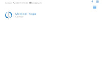 Frontpage screenshot for site: Medical Yoga (http://www.medical-yoga.com)