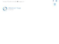 Frontpage screenshot for site: Medical Yoga (http://www.medical-yoga.com)