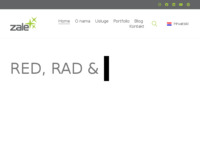 Frontpage screenshot for site: Zale | Agencija za marketing i dizajn (http://www.zale.hr)