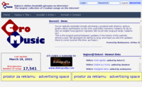 Frontpage screenshot for site: CroMusic (http://www.crolinks.com/cromusic/)