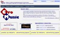 Frontpage screenshot for site: (http://www.crolinks.com/cromusic/)