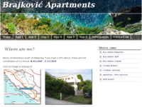 Frontpage screenshot for site: Apartmani Brajković - Živogošće (http://www.brajkovic.net)