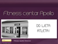 Frontpage screenshot for site: (http://www.fitness-apello.hr/)