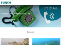 Frontpage screenshot for site: Udruga za zaštitu okoliša Sunce, Split (http://www.sunce-st.org/)