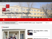 Frontpage screenshot for site: Trgovačka škola (http://www.trgovacka-skola.hr/)