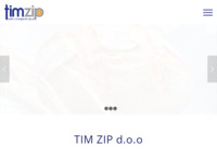 Frontpage screenshot for site: (http://www.timzip.hr/)