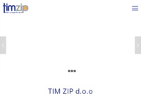 Frontpage screenshot for site: Tim Zip d.o.o. (http://www.timzip.hr/)