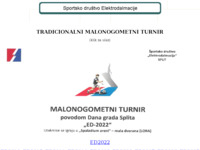 Frontpage screenshot for site: Sportsko društvo Elektrodalmacije Split (http://www.elektrodalmacija.com)