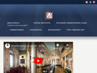 Frontpage screenshot for site: Hrvatski institut za povijest (http://misp.isp.hr/)