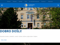 Frontpage screenshot for site: (http://www.gimnazija-karlovac.hr/)