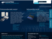Frontpage screenshot for site: (http://www.kompro.hr/)