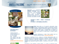 Frontpage screenshot for site: (http://www.pastovic-apartman-cres.hr/)