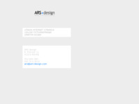 Frontpage screenshot for site: ARS design (http://www.ars-design.com)