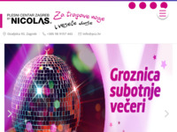 Frontpage screenshot for site: Plesni centar Zagreb (http://www.pcz.hr)