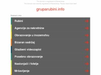 Frontpage screenshot for site: Grupa Rubini (http://www.gruparubini.info/)