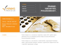Frontpage screenshot for site: (http://www.feniks-revizija.hr)